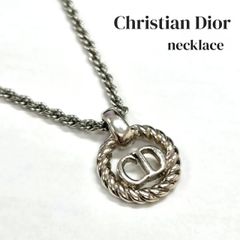 北M5816】Christian Dior CDロゴ サークル ネックレス - メルカリ