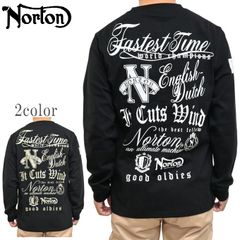 ノートン Norton 天竺 長袖 Tシャツ xkd - メルカリ