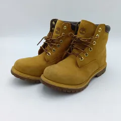 Timberland ティンバーランド イエローブーツ ウォータープルーフ 8168R 茶 黄 ブラウン イエローウィメンズ 23.5cm B-5-4