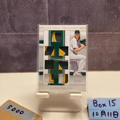 2020 Panini National Treasures A.J. Puk 13/25 Oakland Athletics Game Gear Materials Quad パッチ カード