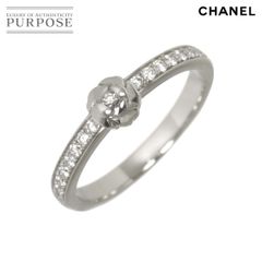 シャネル CHANEL カメリア #51 リング ダイヤ Pt プラチナ 指輪 Camellia Ring 90302759