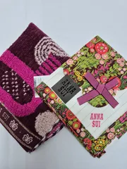 【新品】ANNA SUI レディースハンカチ & タオルハンカチ セット