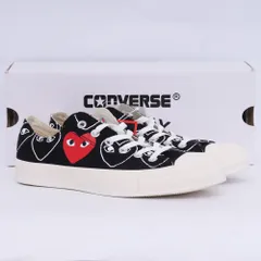 未使用 26cm PLAY COMME DES GARCONS × CONVERSE ローカットスニーカー ブラック 1CL706