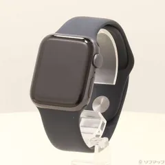 〔中古品〕 Apple Watch SE 第1世代 GPS 40mm スペースグレイアルミニウムケース ミッドナイトスポーツバンド【344】