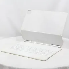 〔中古品〕 12.9インチ iPad Pro(第5／4／3世代)用 Magic Keyboard - 英語(US) ホワイト MJQL3LL／A【348】