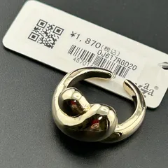 【新品】定価1870円 アクセサリー 指輪 リング ゴールド カラー シンプル ツイスト デザイン◆