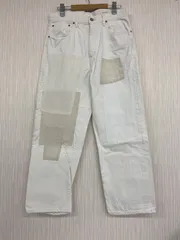 HARi　パッチワークホワイトデニム　サイズ3　ユニセックス　（ME71-3027)