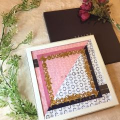 セリーヌ CELINE ハンカチ マカダム ロゴ入り 2枚セット 新品 箱付き