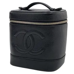 【中古】CHANEL | シャネル ココマーク バニティ ポーチ A01998 ブラック【尾張小牧店】