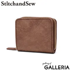 ステッチアンドソー 二つ折り財布 レディース 札 小銭 ブランド ファスナー StitchandSew 財布 かわいい 本革 大人 日本製 二つ折り 革 牛革 レザー おしゃれ ミニ財布 小さめ WALLET 小さなお財布 VS104