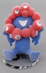 【中古】トレーディングフィギュア お座りポーズ 「EXPO2025 ミャクミャク フロッキーフィギュア」