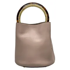 MARNI Pannier Small ハンドバッグ 本革 ベージュ 2025年最新】マルニ marni pannierの人気アイテム - メルカリ