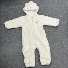 ミキハウスMIKI HOUSE ベビー用 クマ カバーオール 冬 キッズ【K120】