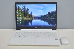 中古ノートパソコン NEC PC-GN212JFAF Windows11+office 爆速SSD256GB core i3-8145U/メモリ8GB/15.6インチ/WEBカメラ/無線内蔵/DVDマルチ