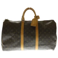 LOUIS VUITTON (ルイヴィトン) モノグラム キーポル50 ボストンバッグ トラベルバッグ ブラウン M41426