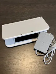 美品 new Nintendo 3DS LL RED-001 パールホワイト newニンテンドー3DSLL 初期化済み 動作確認ok!