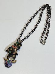 超希少】本鼈甲螺鈿蒔絵一径作 金蒔絵 ピエロ ペンダントトップ