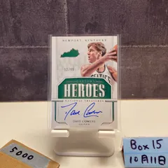2018 Panini National Treasures Dave Cowens 12/99 直筆サインカード Boston Celtics Hometown Heroes カード