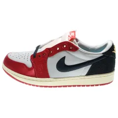 NIKE (ナイキ) ×TROPHY ROOM AIR JORDAN 1 LOW OG トロフィールーム エアジョーダン1 ローカットスニーカー レッド/ブラック US8/26cm FN0432-100