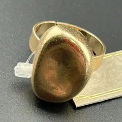 【新品】定価800円 アクセサリー リング 指輪 ゴールド カラー シンプル デザイン◆