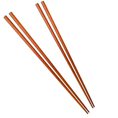 [徳成] 木製漆塗り菜箸 28.5cm 2膳セット｜使いやすい長さのシンプル菜ばし TAF-201 [食品衛生法適合品]