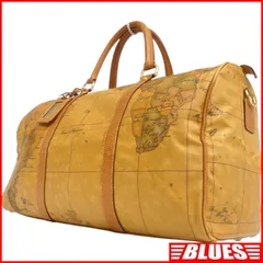 PRIMA CLASSE プリマクラッセ ボストンバッグ 2way ショルダーバッグ 旅行 茶 キャメル 地図柄 メンズ レディース ボストンバッグ一覧←SEULB屋着古← X8142