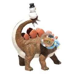 ダルトン(Dulton) スノードーム クリスマス 恐竜 ダイナグローブ ステゴサウルス ウォーターグローブ オブジェ プレゼント 高さ 210mm 幅 160mm 奥行き 100mm ZE-0694 DINOGLOBE STEGOSAUR [ステゴサウルス]