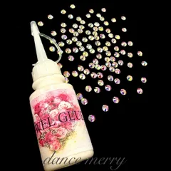 お試しセット！　ボンド　ラインストーン　100個 　社交ダンス　ドレス　オーロラ　レオタード