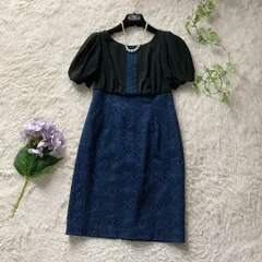 AIMER Acret　エメ　ドレス　ジャガード　日本製　結婚式　パーティー　レディース　9号サイズ