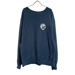 Champion (チャンピオン) ■■ ③ 00s 企業ロゴ リバースウィーブスウェット メンズ ネイビー XL