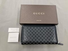 未使用品 GUCCI 428765 二つ折り財布 ブラック レザー GG 397 - メルカリ