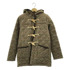 LAVENHAM / ラベンハム | ウール キルティング ダッフルコート フーディ | 36 | ブラウン系 | レディース