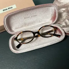 ミュウミュウ リーガルド メガネ ステンドグラス サングラス ハバナ