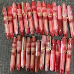 ⭐︎ 印材 ミニ ペンタイプ 半透明 ２６本 セット 印鑑材料 判子  ぺん赤