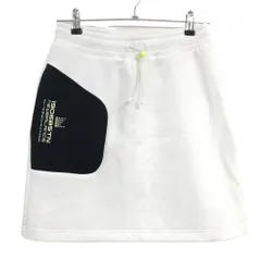 ニューバランスゴルフ スカート 白×黒 裾ジップ ウエストドローコード レディース 1(M) ゴルフウェア New Balance