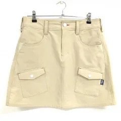 フィラゴルフ スカート ベージュ 複数ポケット レディース L ゴルフウェア FILA GOLF