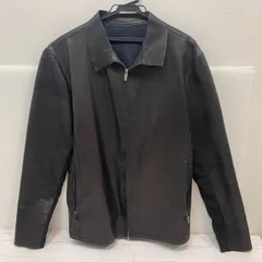 【塩】EMPORIO ARMANI アウター エンポリオアルマーニ 切替レザージャケット N1R03P N1P03 メンズ 革ジャン ライダース【20456SK】L03