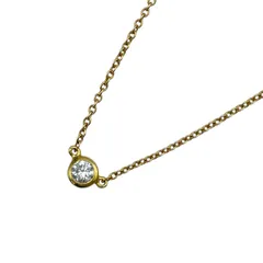 ティファニー TIFFANY＆CO バイザヤードネックレス ゴールド 18K ジュエリー