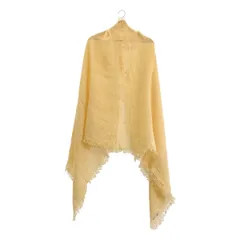 ASAUCE MELER / アソース メレ | × Ron Herman  リネン フリンジ ストール | イエロー系