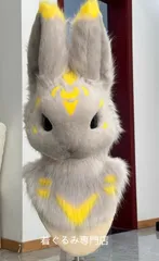 RUZERUSU ★ shop様専用　兎　ファースーツ  マスク　着ぐるみセット  ケモノ ファースーツ 全頭ヘッド ぬいぐるみ コスプレ コスチューム 一点物