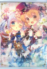 【中古】同人ポスター・タペストリー・カレンダー系 【ご注文はうさぎですか?】A3クリアタペストリーカレンダー チノ＆ココア(蜜桃まむ) C95/蜂蜜少女