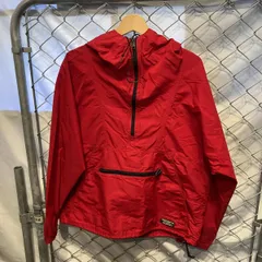 L.L.Bean ナイロンパーカー アノラックパーカー レッド エルエルビーン 