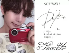 【中古】コレクションカード(男性) NCT WISH/リョウ(RYO)/裏面白・印刷サイン・メッセージ入り/CD「Steady」(Photobook/Finding Psyche ver.)封入フォトカード