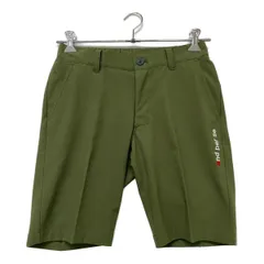 未使用品 メンズ アンパスィ and per se ハーフパンツ M カーキ マルチストレッチ 撥水