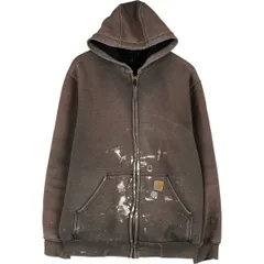 古着 カーハート Carhartt ペイント スウェットフルジップパーカー メンズM相当/eaa596865