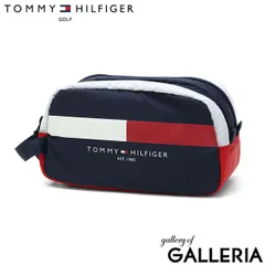 トミー ヒルフィガー ゴルフ ポーチ メンズ レディース 大きめ 小物入れ ブランド マチあり TOMMY HILFIGER GOLF マチ マチ付き おしゃれ 小物 入れ ラウンドポーチ 2層 シグネチャーポーチ THMG4SEB