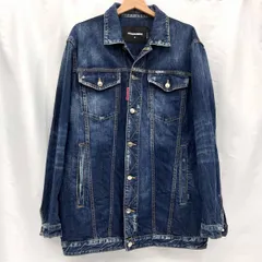 DSQUARED2 ディースクエアード バックプリント デニムジャケット サイズS カラー/インディゴ S71AW0954
