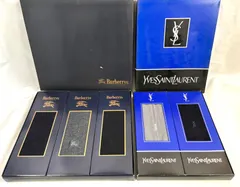 未使用箱入り  Burberrysバーバリー 25cm~26cm ビジネスソックス 3足/ YVES SAINT LAURENT イヴサローラン YSL 25cm 2足 メンズ靴下 25cm メンズソック ビジネスソックス 5足まとめ