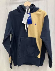 【タグ付】Champion メンズL REVERSE WEAVE 裏起毛パーカー ネイビー