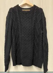 POLO RALPH LAUREN /ポロ ラルフローレン/ケーブルニット/カシミヤ混/ニット/サイズM/ブラック